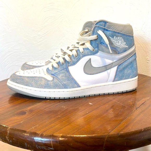 Nike Air Jordan 1 Retro High “Hyper Royal” Blue/Grey/White Mens 13 - Picture 1 of 8